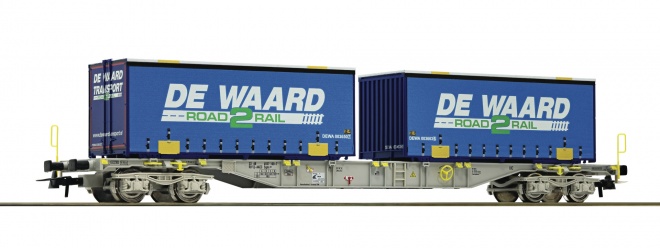 Container car of AAE<br /><a href='images/pictures/Roco/Roco-76931.jpg' target='_blank'>Full size image</a>